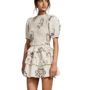Sir The Label Aster Tee linen Mini Dress